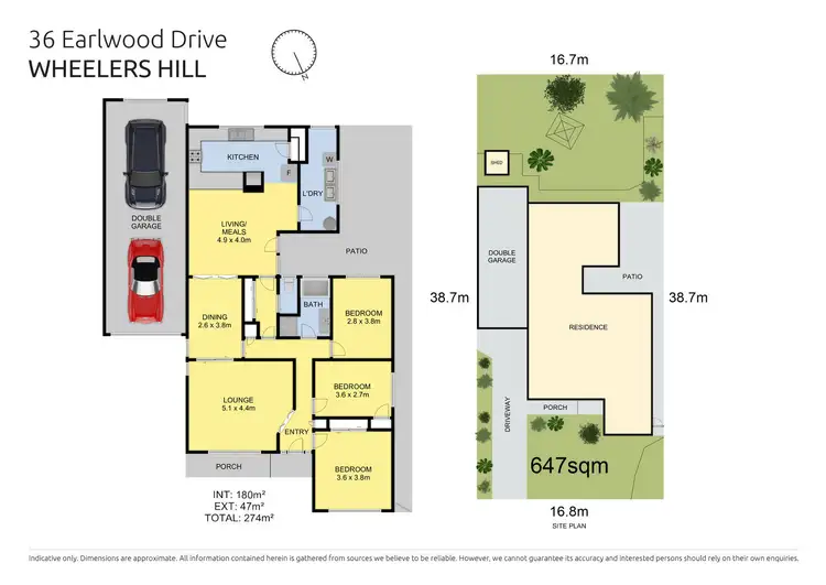 Floorplan of Homely house listing, 36 Earlwood Drive, Wheelers Hill VIC 3150