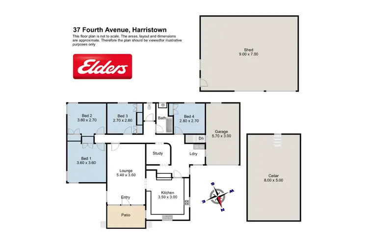 Floorplan of Homely house listing, 37 Fourth Avenue, Harristown QLD 4350