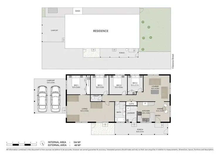 Floorplan of Homely house listing, 1/7 Clarence Street, Ballina NSW 2478