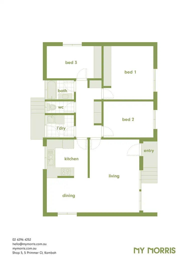 Floorplan of Homely house listing, 10 Broad Place, Kambah ACT 2902
