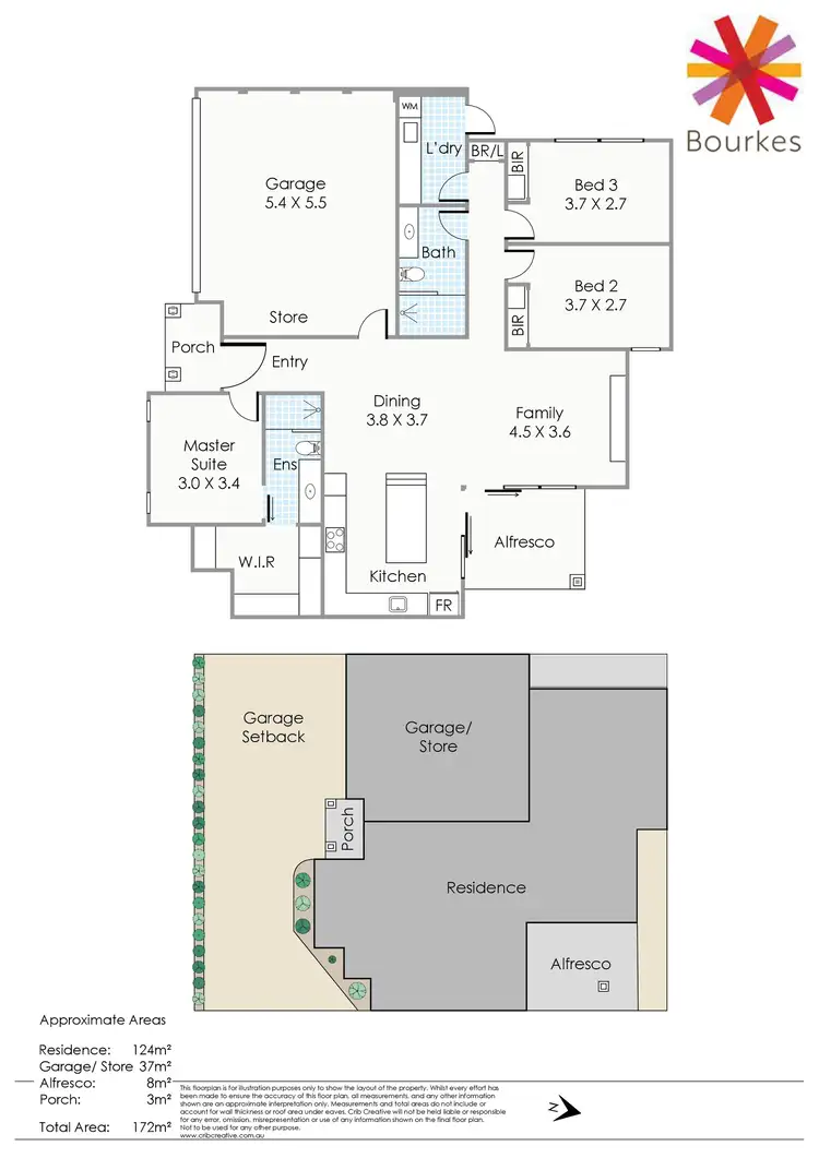 Floorplan of Homely villa listing, 120B Riseley Street, Ardross WA 6153
