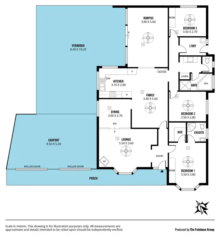 Floorplan of Homely house listing, 13 Babbacombe Drive, Moana SA 5169