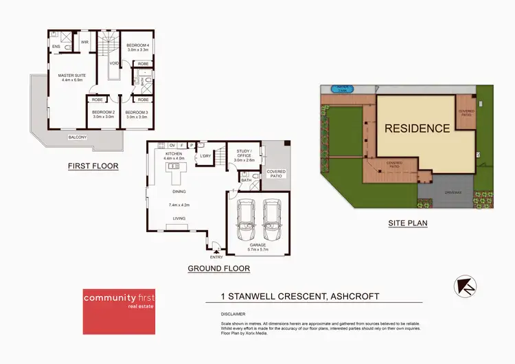 Floorplan of Homely house listing, 1 Stanwell Crescent, Ashcroft NSW 2168