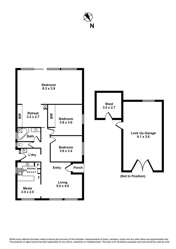 Floorplan of Homely house listing, 12 Thomson Avenue, Laverton VIC 3028