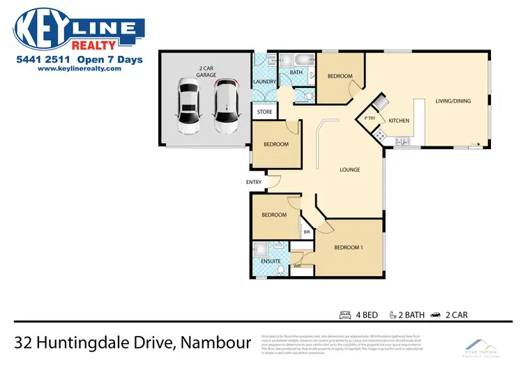 Floorplan of Homely house listing, 32 Huntingdale Drive, Nambour QLD 4560