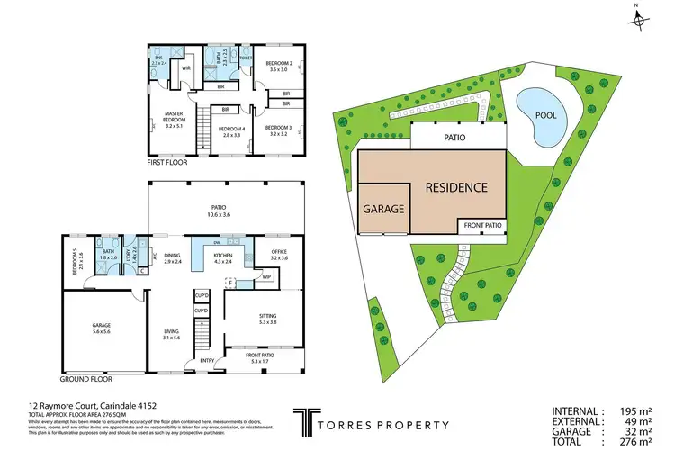 Floorplan of Homely house listing, 12 Raymore Court, Carindale QLD 4152