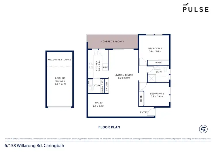 Floorplan of Homely apartment listing, 6/158-160 Willarong Road, Caringbah NSW 2229
