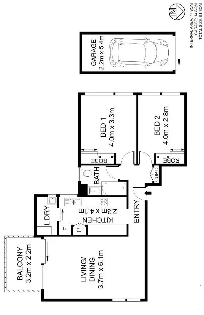 Floorplan of Homely apartment listing, 3/19 Redmyre Road, Strathfield NSW 2135