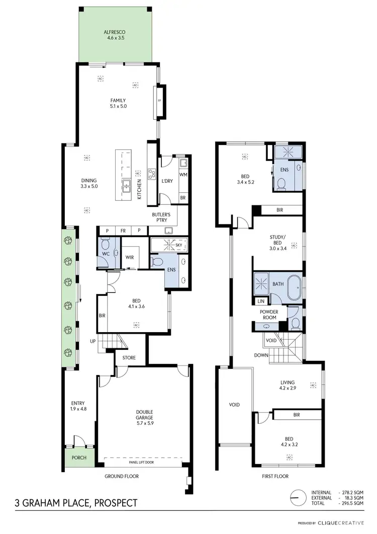 Floorplan of Homely house listing, 3 Graham Place, Prospect SA 5082