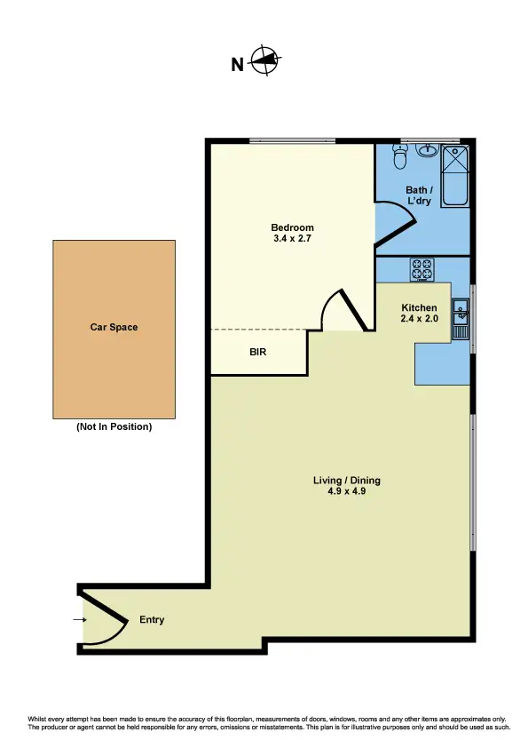 Floorplan of Homely apartment listing, 10/12 Cranbourne Avenue, Sunshine North VIC 3020