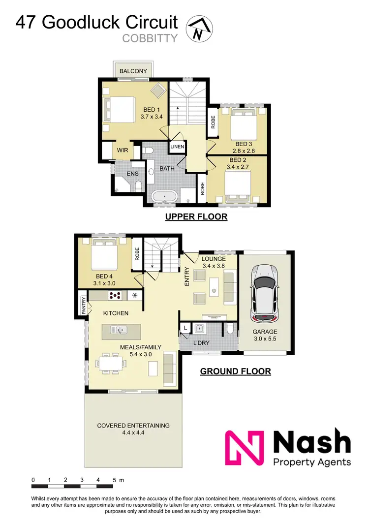 Floorplan of Homely house listing, 47 Goodluck Circuit, Cobbitty NSW 2570