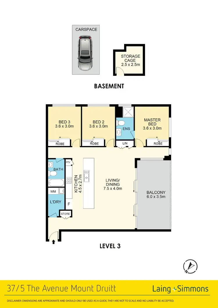 Floorplan of Homely unit listing, 37/5 The Avenue, Mount Druitt NSW 2770