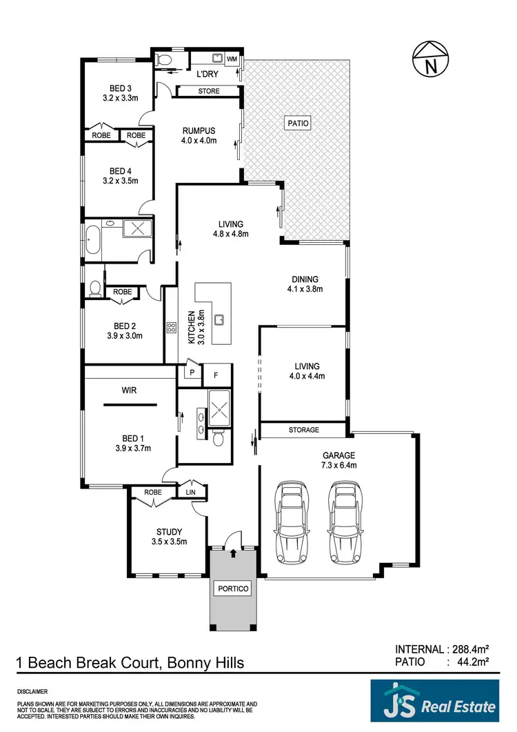 Floorplan of Homely house listing, 1 Beach Break Court, Bonny Hills NSW 2445