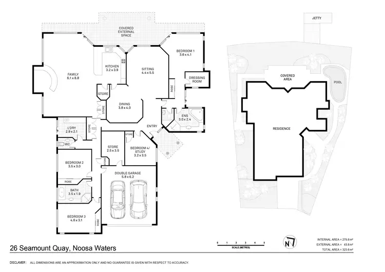 Floorplan of Homely house listing, 26 Seamount Quay, Noosa Waters QLD 4566