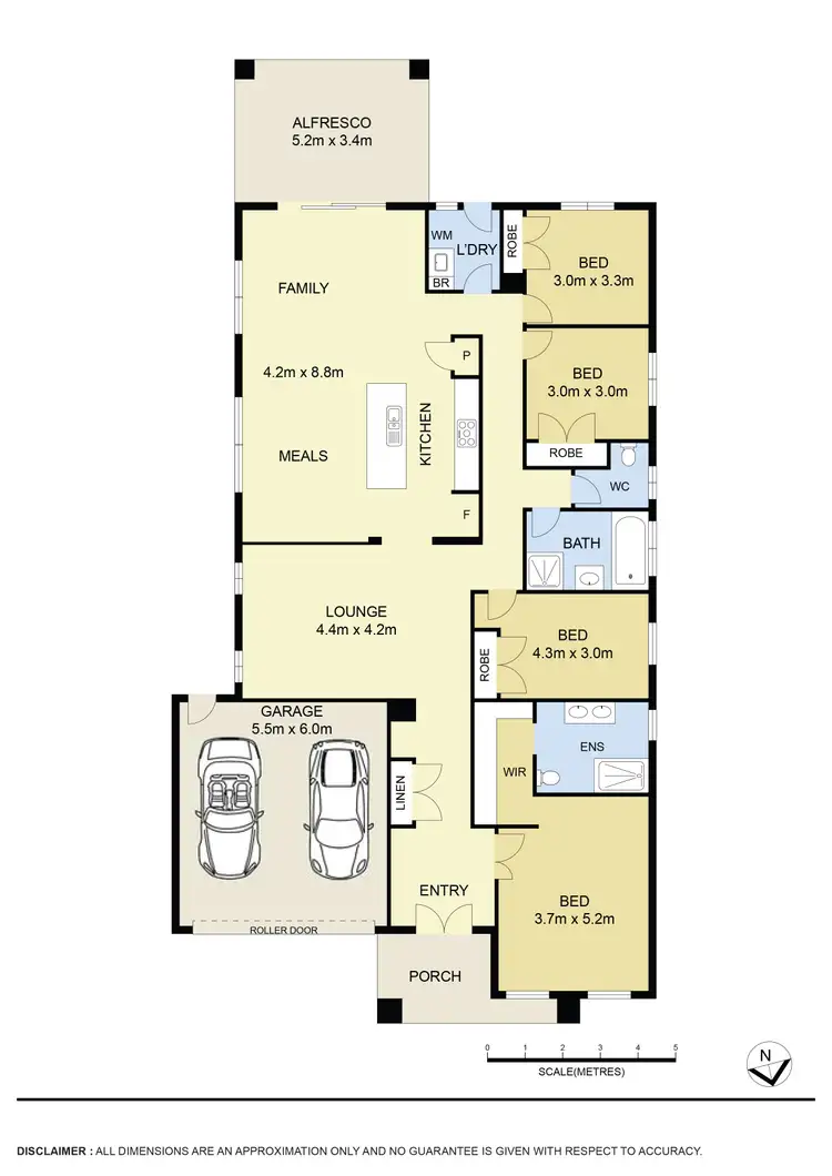 Floorplan of Homely house listing, 6 Rutherglen Way, Caroline Springs VIC 3023