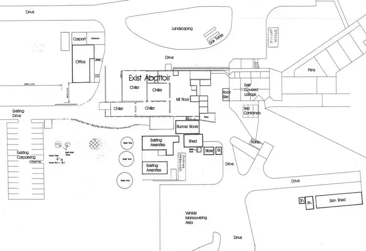 Floorplan of Homely rural property listing, - Goodchild Abattoirs, Parkfield WA 6233