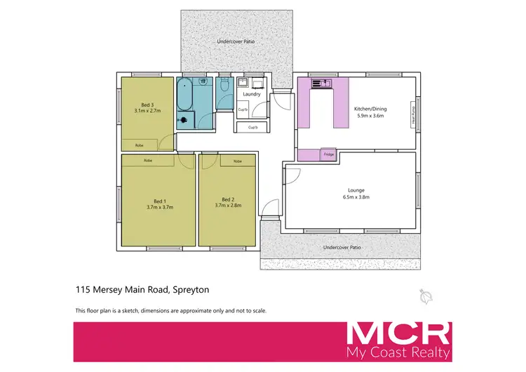 Floorplan of Homely house listing, 115 Mersey Main Road, Spreyton TAS 7310