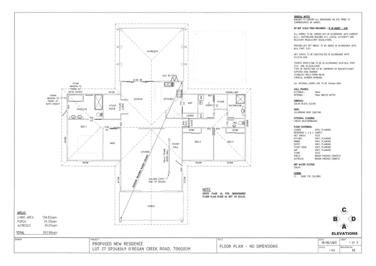 Floorplan of Homely house listing, 400 O'regan Creek Road, Toogoom QLD 4655