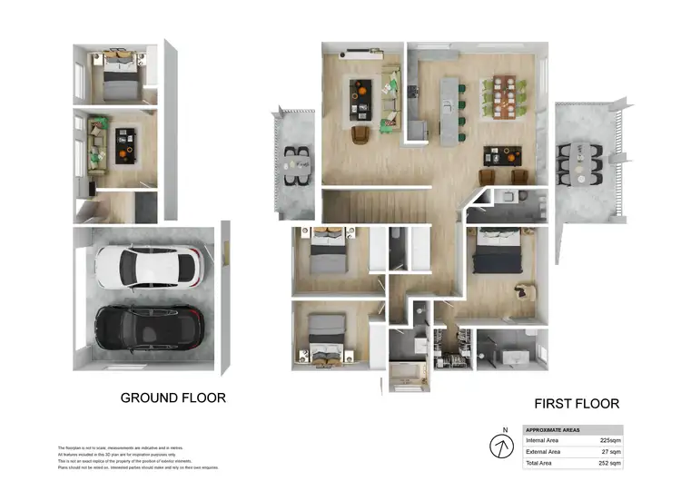Floorplan of Homely house listing, 3 Meander Grove, Cameron Park NSW 2285