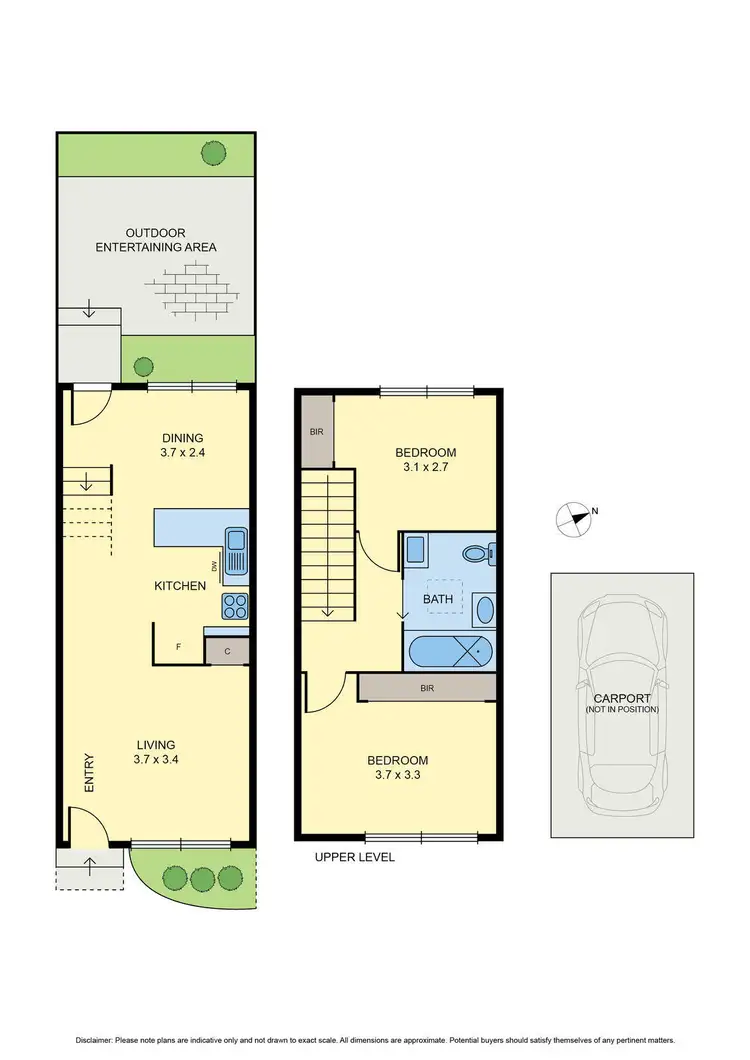 Floorplan of Homely unit listing, 8/9 Grandview Avenue, Maribyrnong VIC 3032