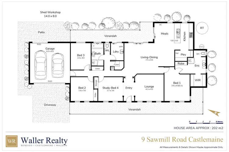 Floorplan of Homely house listing, 9 Sawmill Road, Castlemaine VIC 3450