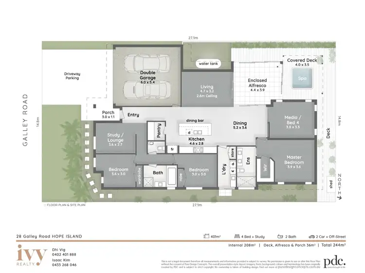 Floorplan of Homely house listing, 28 Galley Road, Hope Island QLD 4212