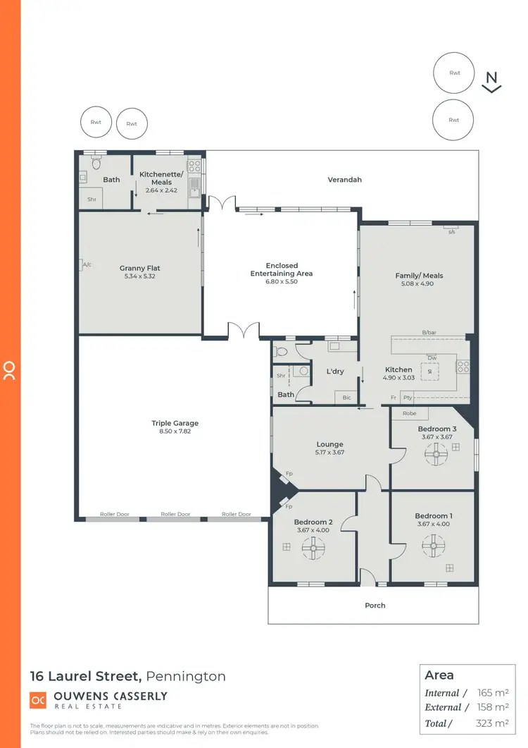 Floorplan of Homely house listing, 16 Laurel Street, Pennington SA 5013