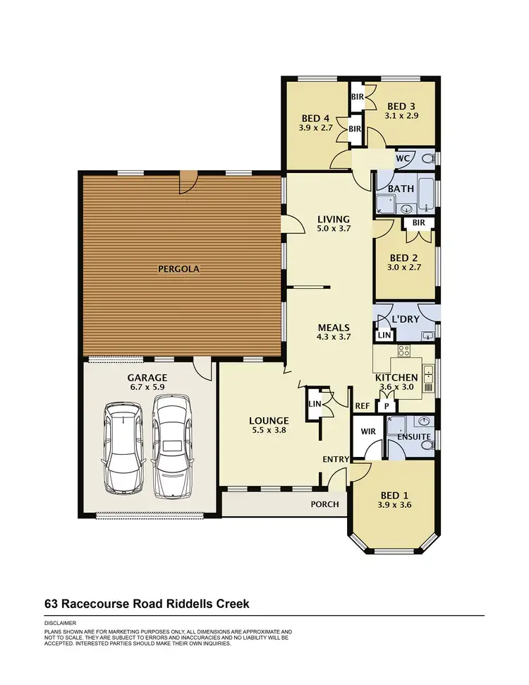 Floorplan of Homely house listing, 63 Racecourse Road, Riddells Creek VIC 3431