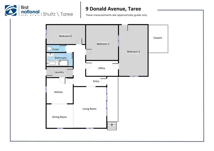 Floorplan of Homely house listing, 9 Donald Avenue, Taree NSW 2430