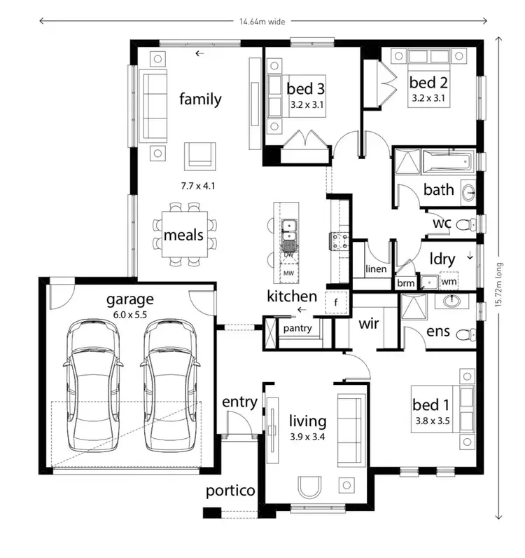Floorplan of Homely house listing, 11 Channing Drive, Koroit VIC 3282