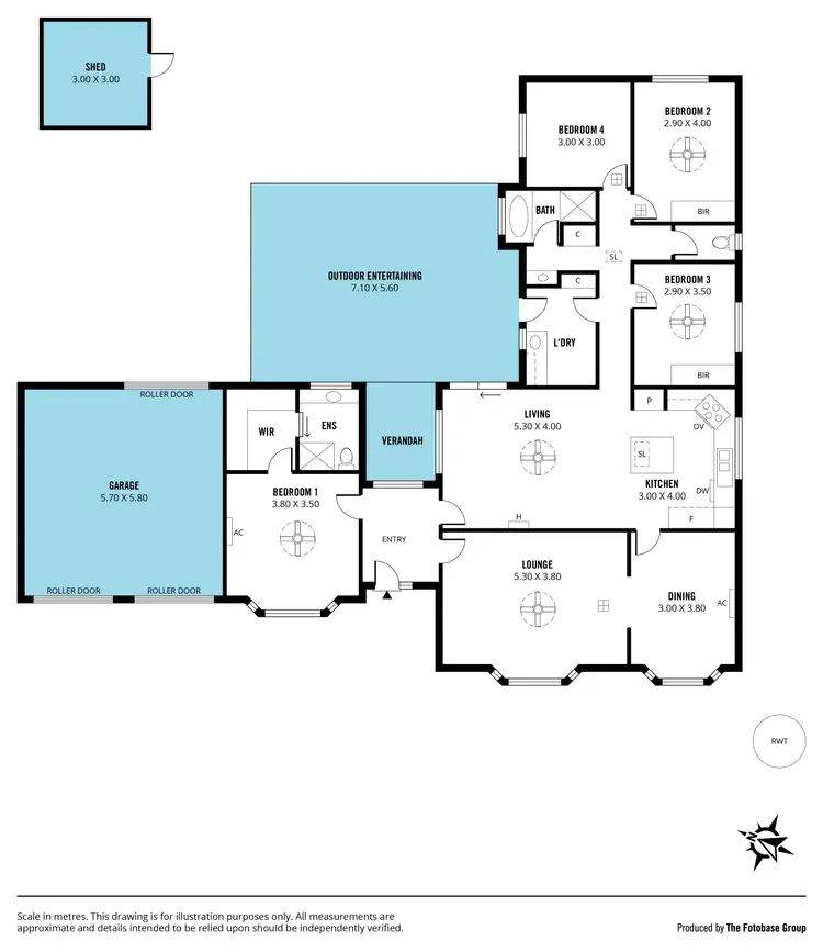 Floorplan of Homely house listing, 19 Begonia Street, Morphett Vale SA 5162