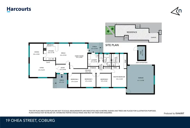 Floorplan of Homely house listing, 19 Ohea Street, Coburg VIC 3058