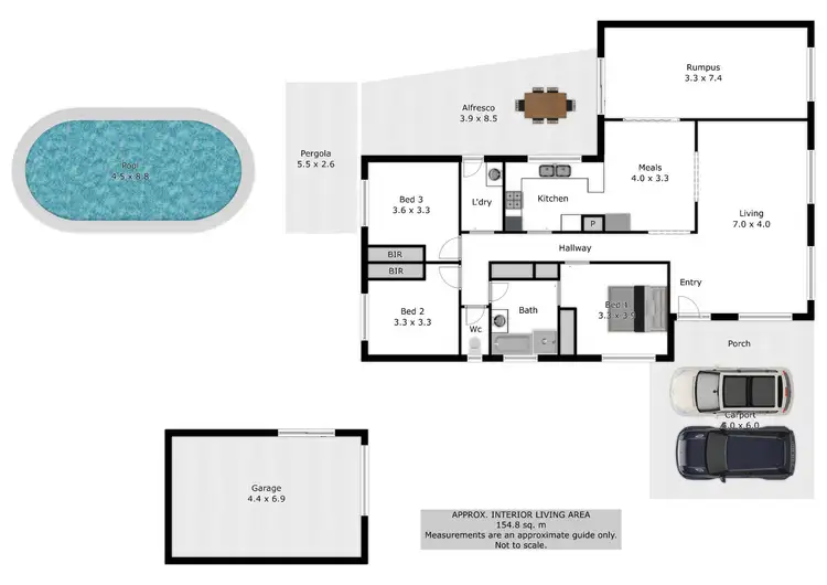 Floorplan of Homely house listing, 9 Marshall Street, Wodonga VIC 3690