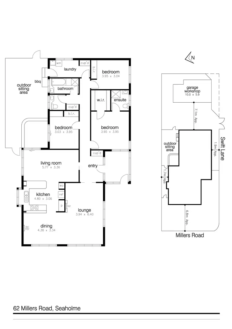 Floorplan of Homely house listing, 62 Millers Road, Seaholme VIC 3018