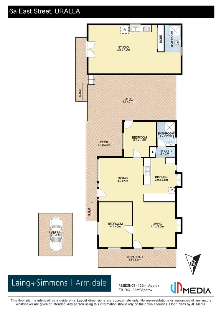 Floorplan of Homely house listing, 6A East Street, Uralla NSW 2358