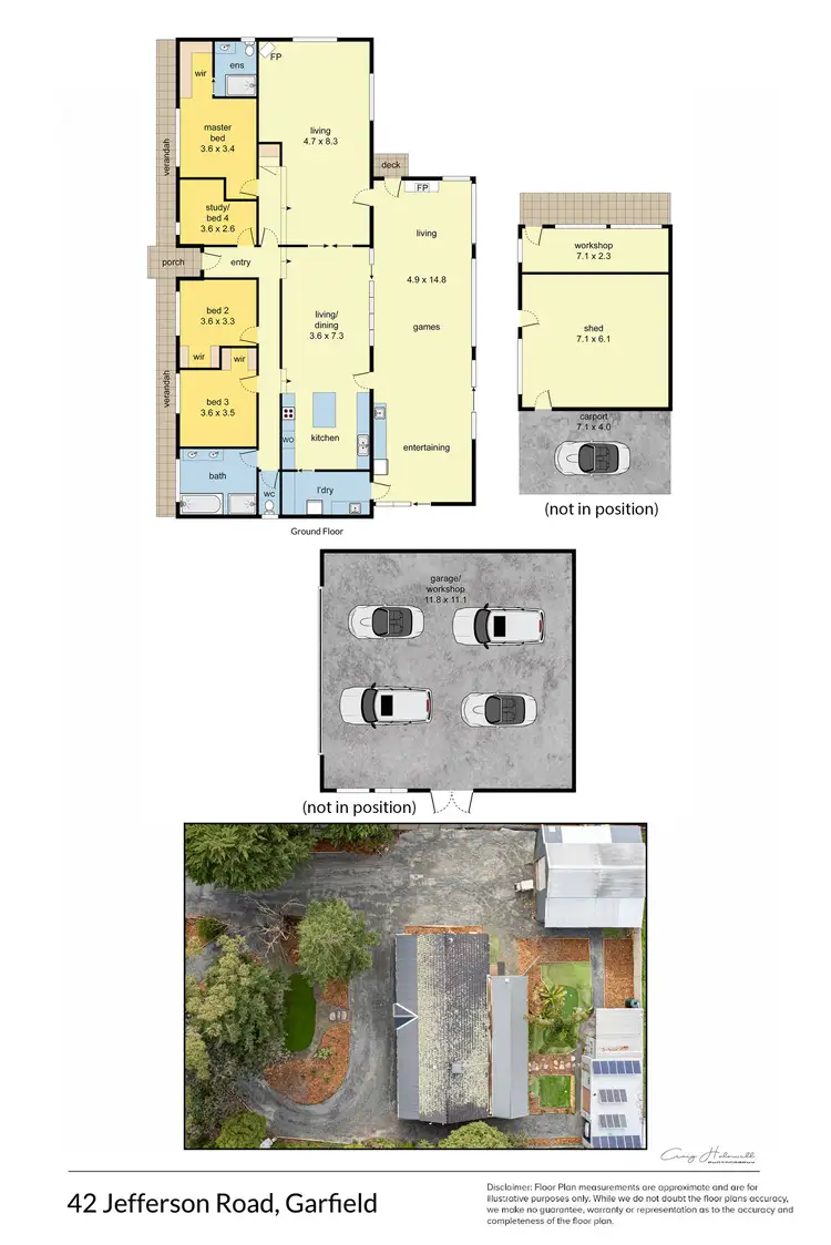 Floorplan of Homely house listing, 42 Jefferson Road, Garfield VIC 3814