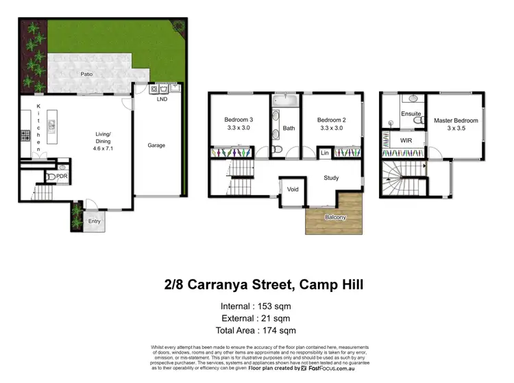 Floorplan of Homely house listing, 2/8 Carranya Street, Camp Hill QLD 4152