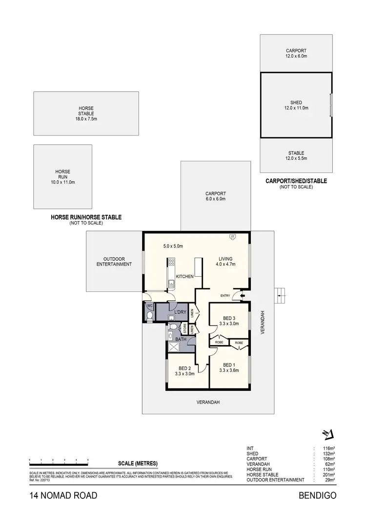 Floorplan of Homely house listing, 14 Nomad Road, East Bendigo VIC 3550