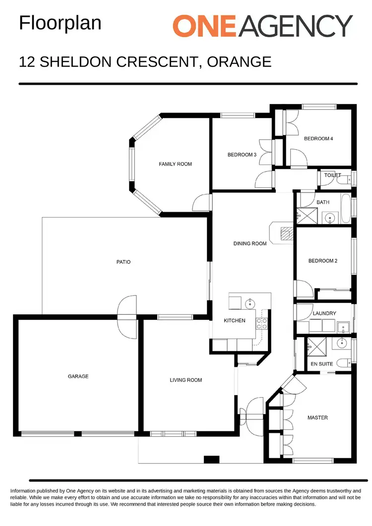 Floorplan of Homely house listing, 12 Sheldon Crescent, Orange NSW 2800