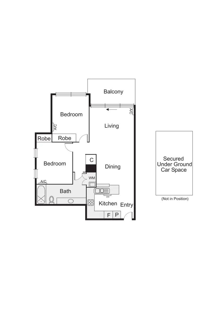 Floorplan of Homely apartment listing, 18/125 Ormond Road, Elwood VIC 3184