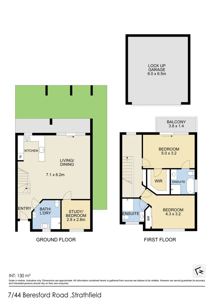 Floorplan of Homely townhouse listing, 7/44 Beresford Road, Strathfield NSW 2135
