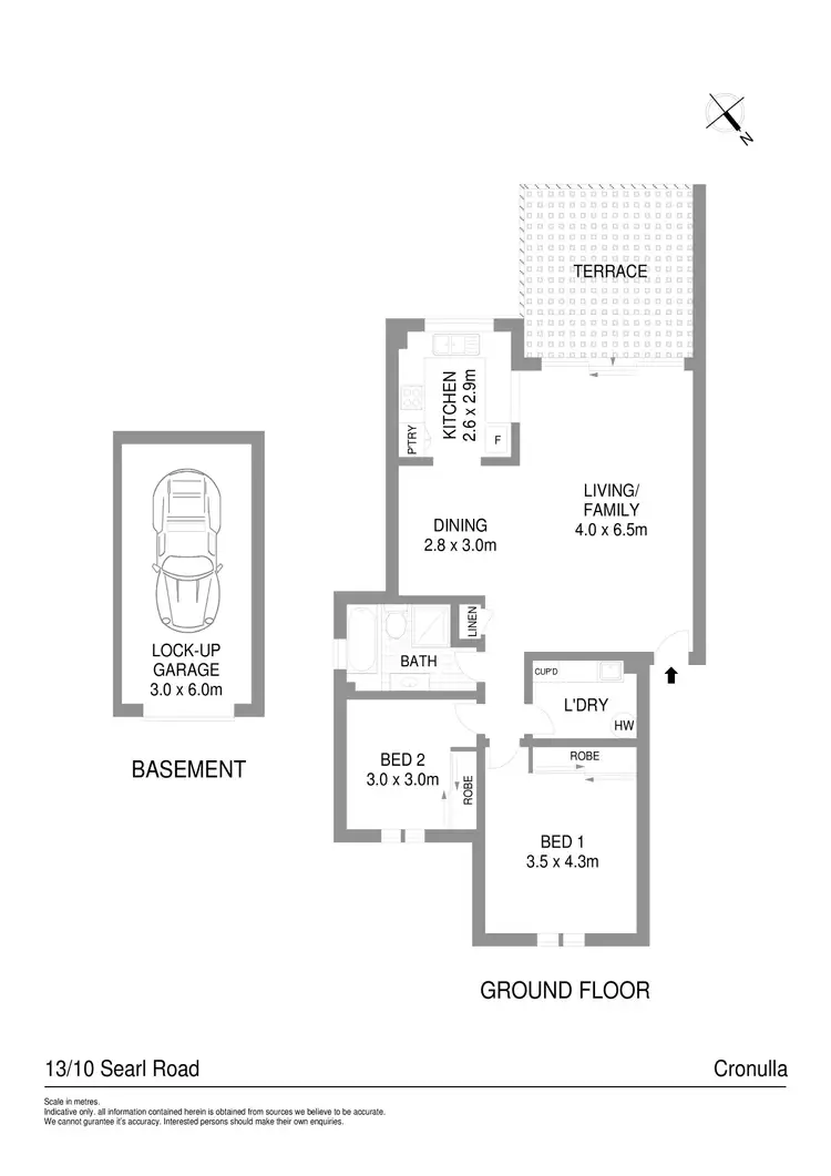 Floorplan of Homely apartment listing, 13/10 Searl Road, Cronulla NSW 2230
