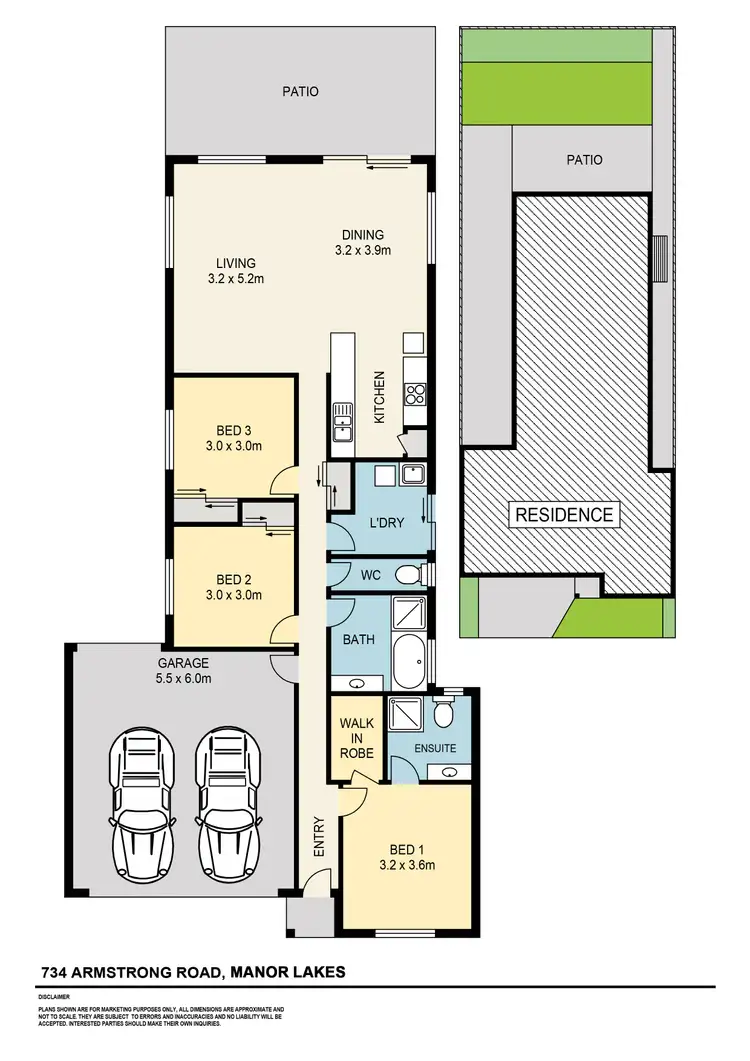 Floorplan of Homely house listing, 734 Armstrong Road, Manor Lakes VIC 3024