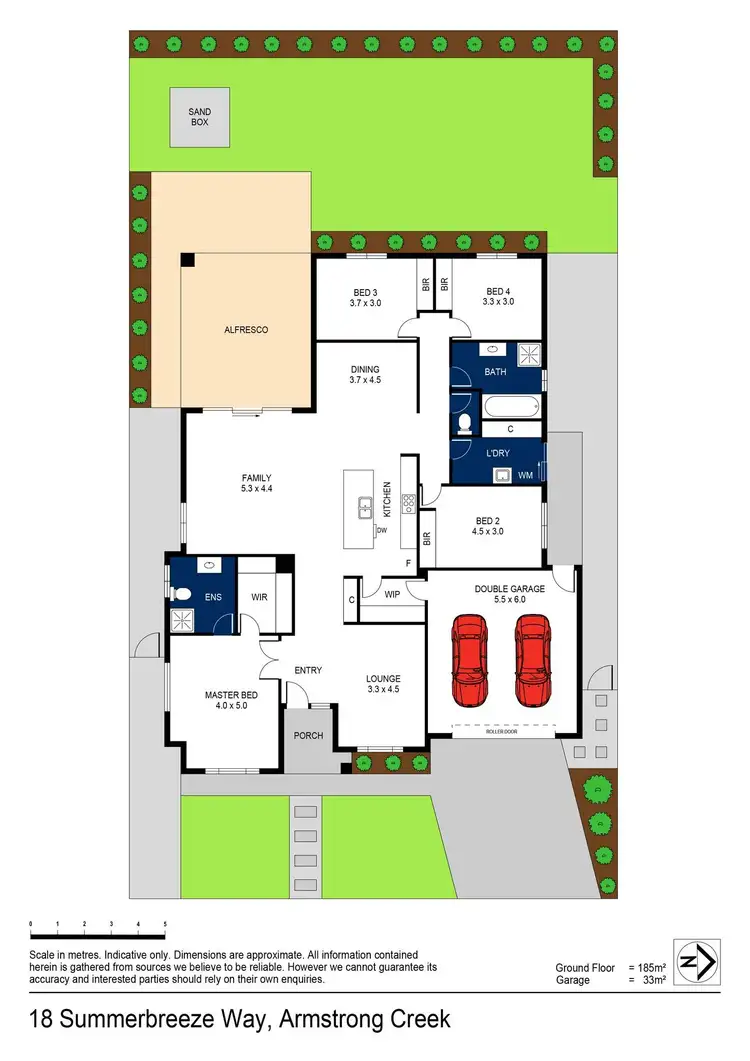 Floorplan of Homely house listing, 18 Summerbreeze Way, Armstrong Creek VIC 3217