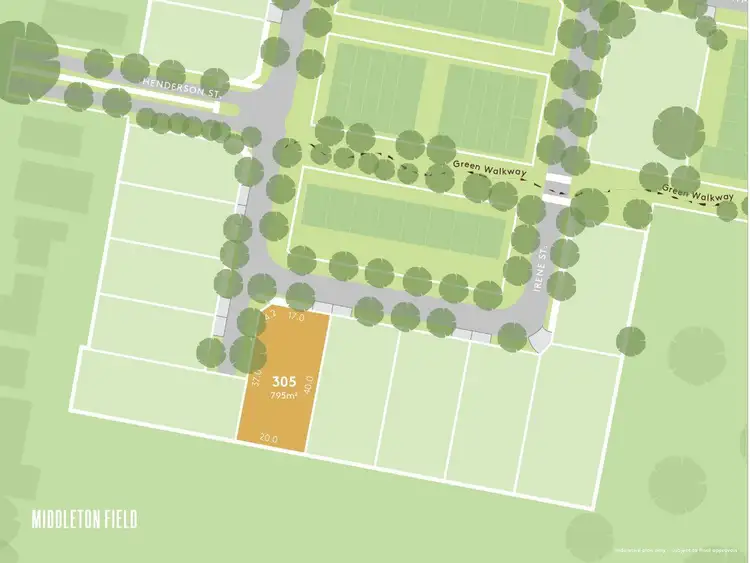 Floorplan of Homely land listing, LOT 305, 17 Smith Street, Daylesford VIC 3460