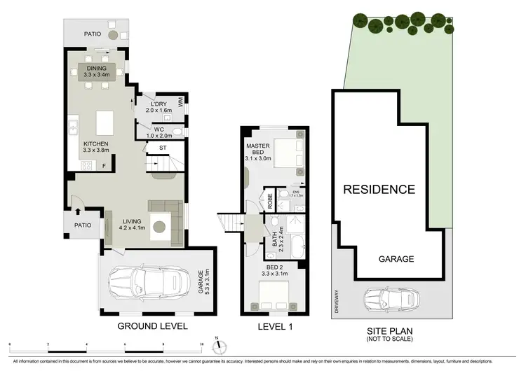 Floorplan of Homely townhouse listing, 15/7 Graham Street, Doonside NSW 2767