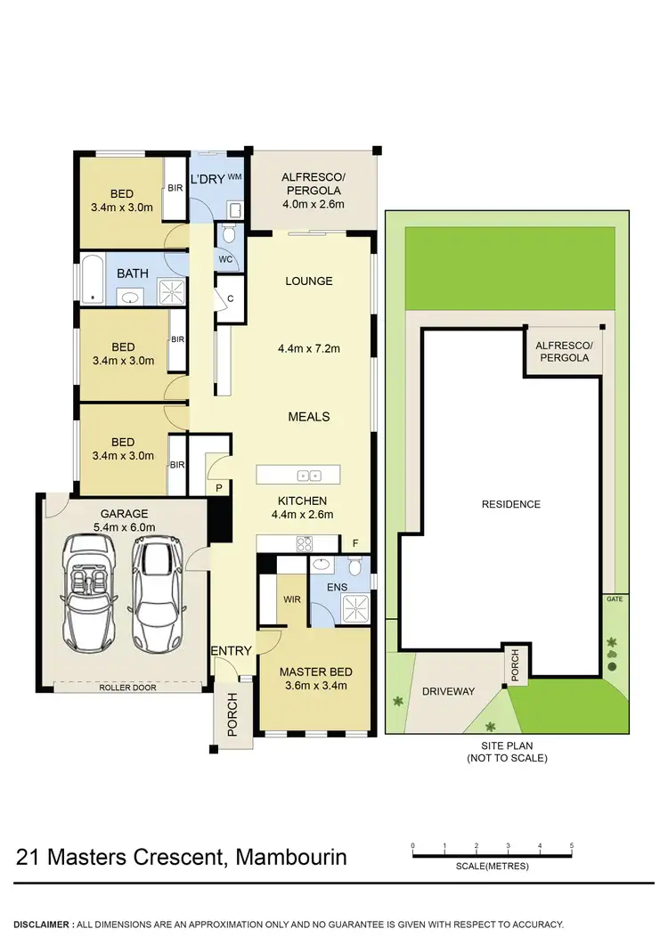 Floorplan of Homely house listing, 21 Masters Crescent, Mambourin VIC 3024
