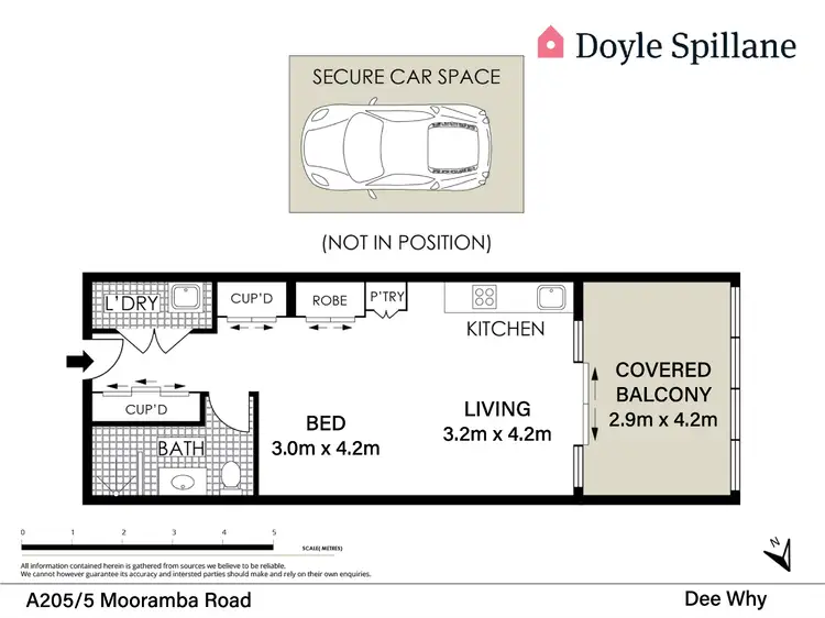 Floorplan of Homely apartment listing, A205/5 Mooramba Road, Dee Why NSW 2099