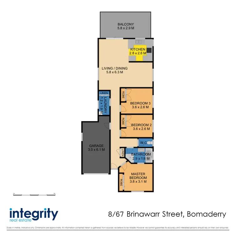 Floorplan of Homely villa listing, 8/67 Brinawarr Street, Bomaderry NSW 2541