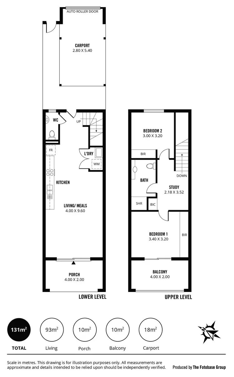 Floorplan of Homely townhouse listing, 10/17 Euston Walk, Mawson Lakes SA 5095